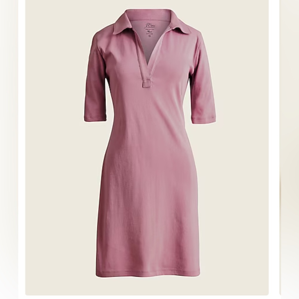 Chic Mauve V-Neck Dress